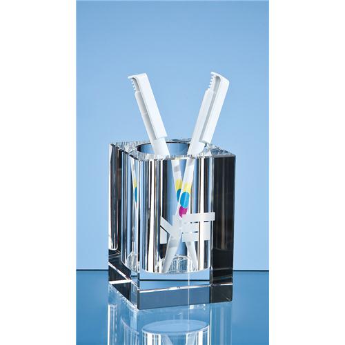 10.5cm Optical Crystal Pen Holder