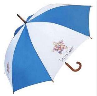 Classic Wood Crook Umbrella