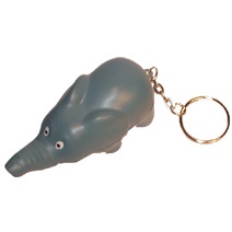 Elephant Stress Toy Keyring