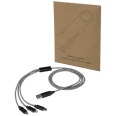 Alphecca Recycled Aluminium and RPET 5-in-1 Charging Cable 1