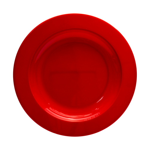 Plastic Plate Red