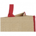 Harry Coloured Edge Jute Tote Bag 25L 7