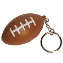 US Rugby Ball Keyring Stress Toy