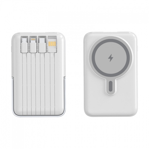 10000mAh Magsafe Power Bank with Built in Cables