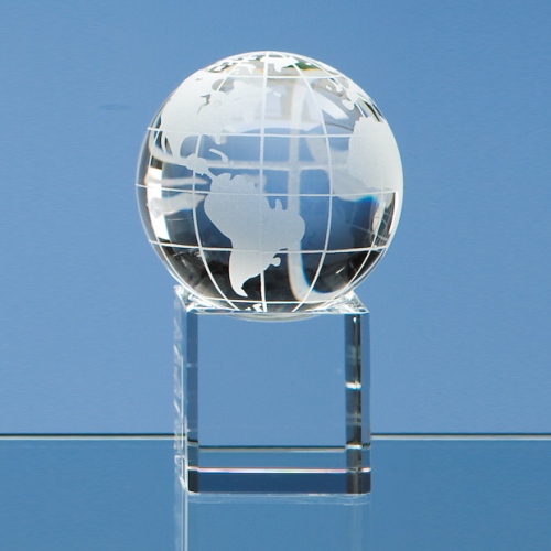 60 mm Optic Globe on Clear Base