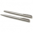 Didimis Recycled Stainless Steel Ballpoint and Rollerball Pen Set (Black Ink) 6