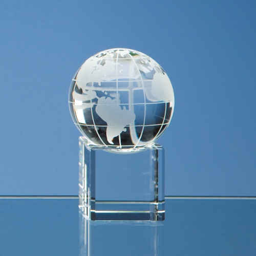 50 mm Optic Globe on Clear Base