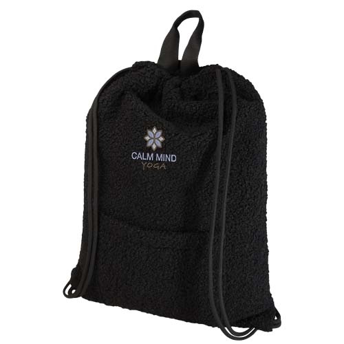 Bear GRS Recycled Sherpa Drawstring Backpack 9L