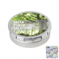Round Click Tin with Fruit Heart Sweets 14