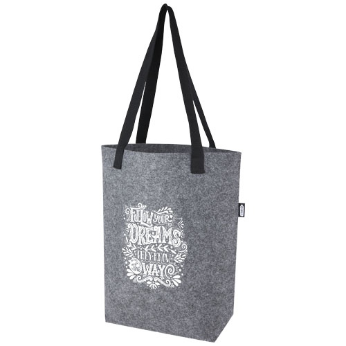 Felta GRS Recycled Felt Tote Bag with Wide Bottom 12L