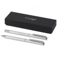 Lucetto Recycled Aluminium Ballpoint and Rollerball Pen Gift Set (Black Ink) 8