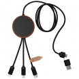 SCX.design C40 5-in-1 Rpet Light-up Logo Charging Cable and 10W Charging Pad 4