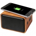 Wooden Speaker with Wireless Charging Pad 6