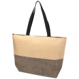 Rhythm Straw Paper Large Zipped Tote Bag 21L 1