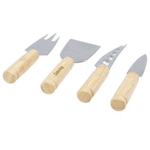 Cheds 4-piece Bamboo Cheese Set