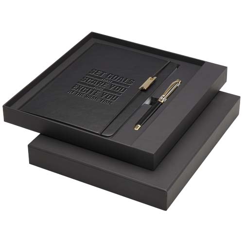 Legato A5 Notebook and Rollerball Pen Set (Blue Ink)