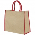 Harry Coloured Edge Jute Tote Bag 25L 1