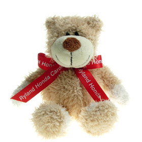 20 cm Wally Jointed Bear with Bow
