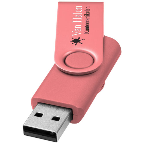 Rotate-metallic 4GB USB Flash Drive
