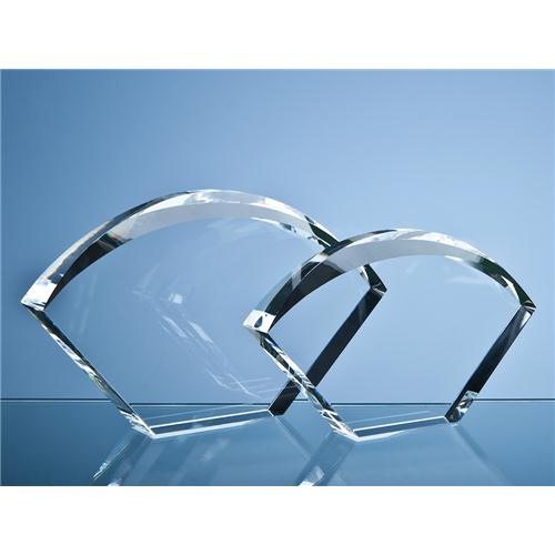 25.5cm Optical Crystal Bevelled Arch Award