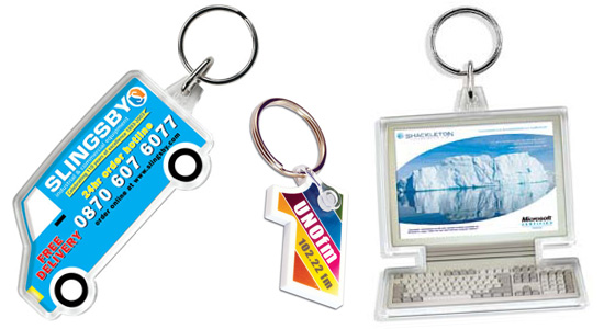 Promotional Shaped Keyrings