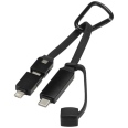 Algieba 65W 3-in-1 Recycled Aluminium Charging Cable with Carabiner 6