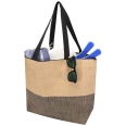 Rhythm Straw Paper Large Zipped Tote Bag 21L 4