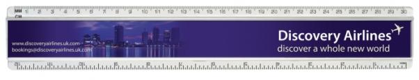 30cm Ruler Clear Or Coloured 2