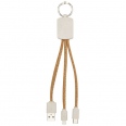 Bates Wheat Straw and Cork 3-in-1 Charging Cable 6