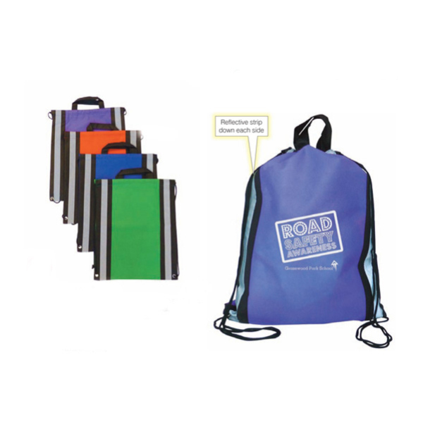 Reflecting Drawstring Bag