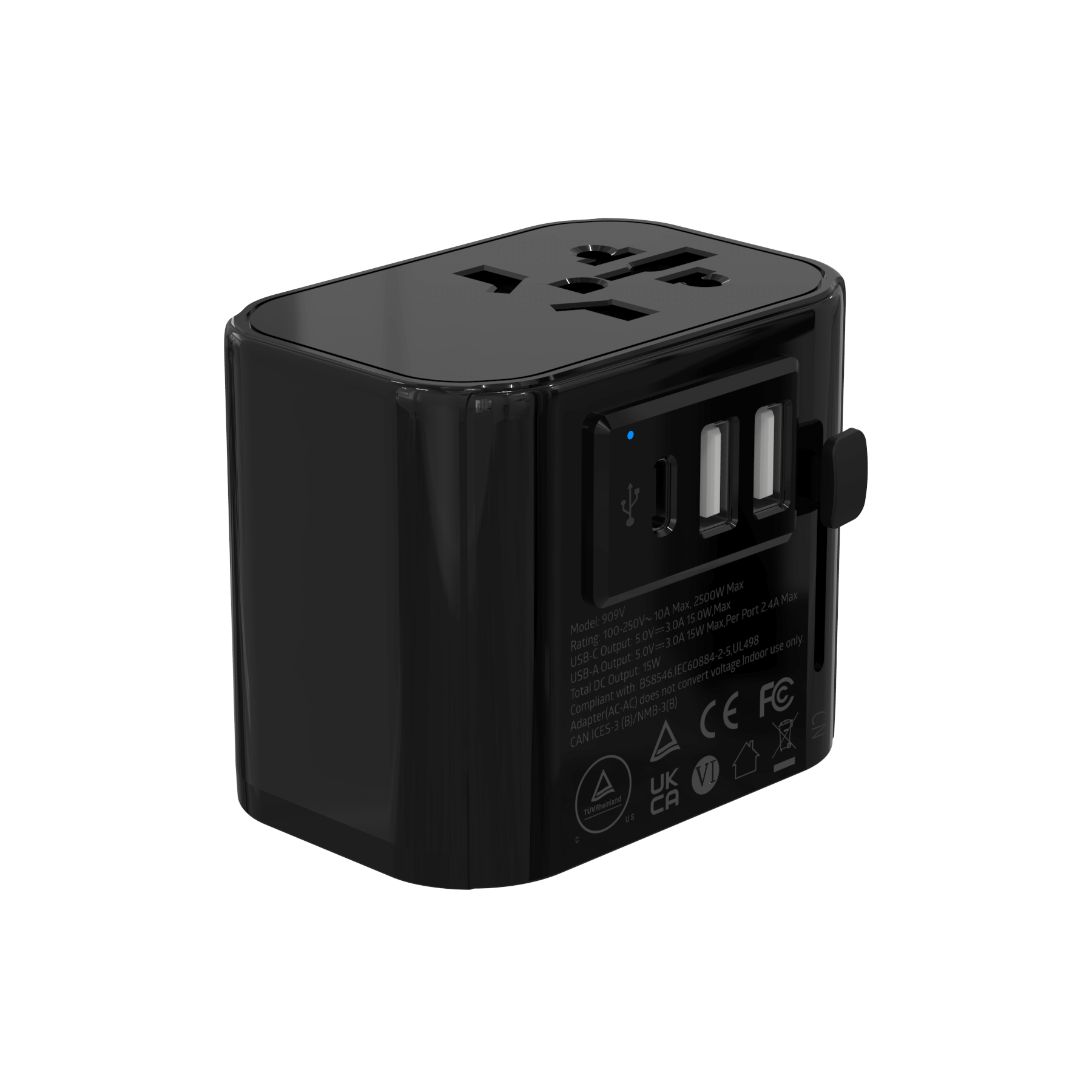 Nupin BS8546-Certified Travel Adapter