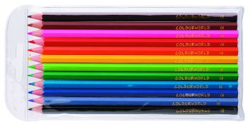 Colourworld Full Size Pencils Wallet 12