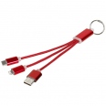 Metal 3-in-1 Charging Cable with Keychain 1