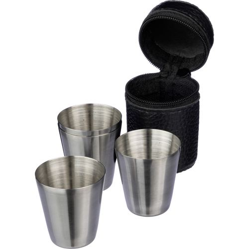 Stainless Steel Shot Cups (4pc)