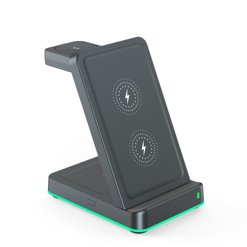 Wireless Charging Station with Apple/Samsung Watch Charger