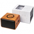 Wooden Speaker with Wireless Charging Pad 1