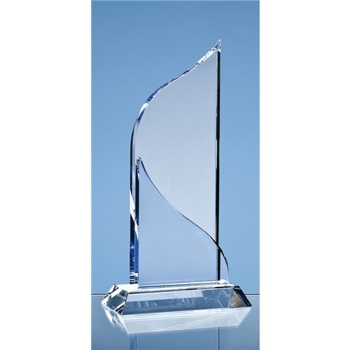 25.5cm Optical Crystal Grand Bleu Award