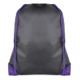 Black Coloured Trim Pegasus Drawstring Bag 8