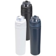 Theron 800 ml RCS Recycled Single Wall Stainless Steel Water Bottle with Dual Function Lid 8