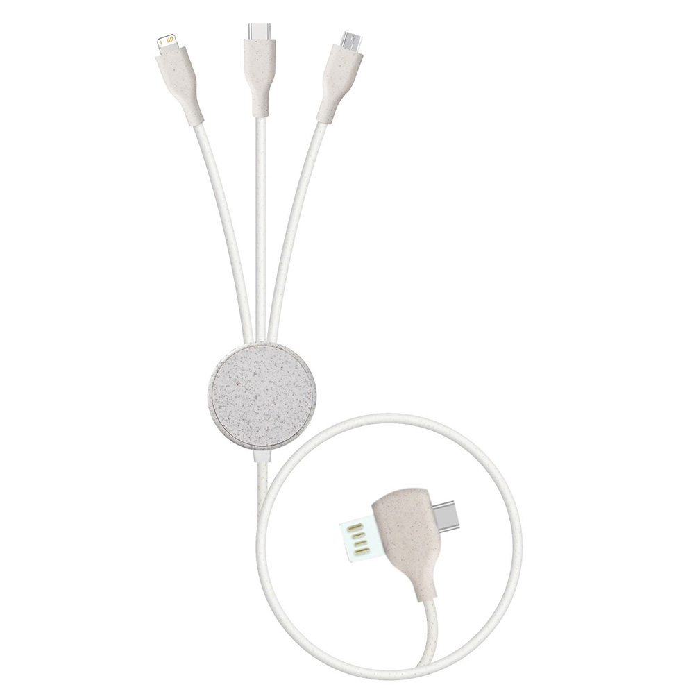 Bio - 3 in 2 Multi Charging Cable