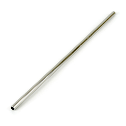 Uk Stock Silver Metal Straw