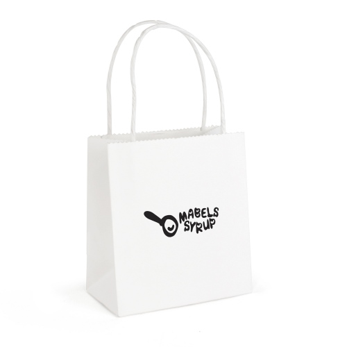 Brunswick Small White Paper Bag