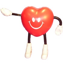 Heart Man Shaped Stress Toy
