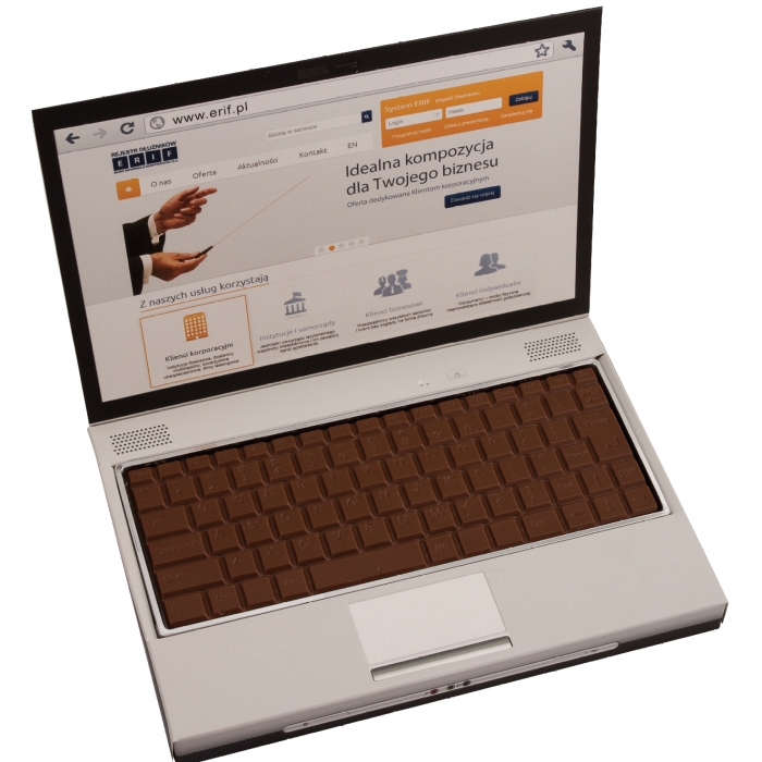 Milk Crate Computer On Keyboard