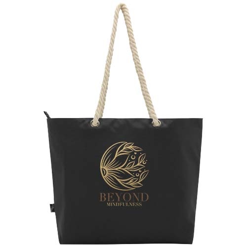 Panama GRS Recycled Beach Cooler Tote Bag with Cord Handles 23L