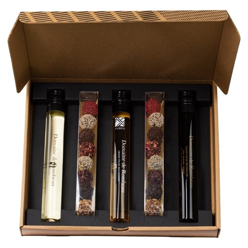 Wine & Chocolate (5pc Glass Tube Giftbox)