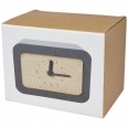 Momento Wireless Limestone Charging Desk Clock 4