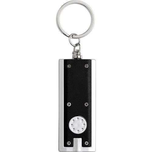 Plastic LED Torch Keyring