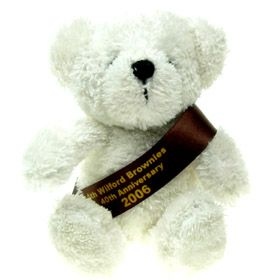 15 cm Jimbo Beanie Bear with Sash