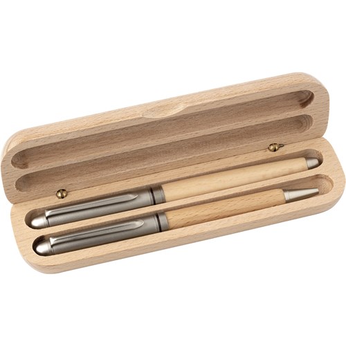 Beech Wood Writing Set
